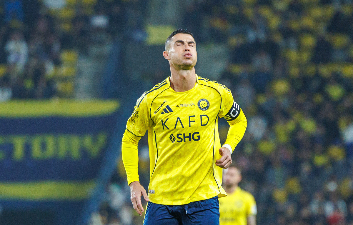    Нападающий "Аль-Насра" Криштиану Роналду  Abdullah Ahmed/Getty Images