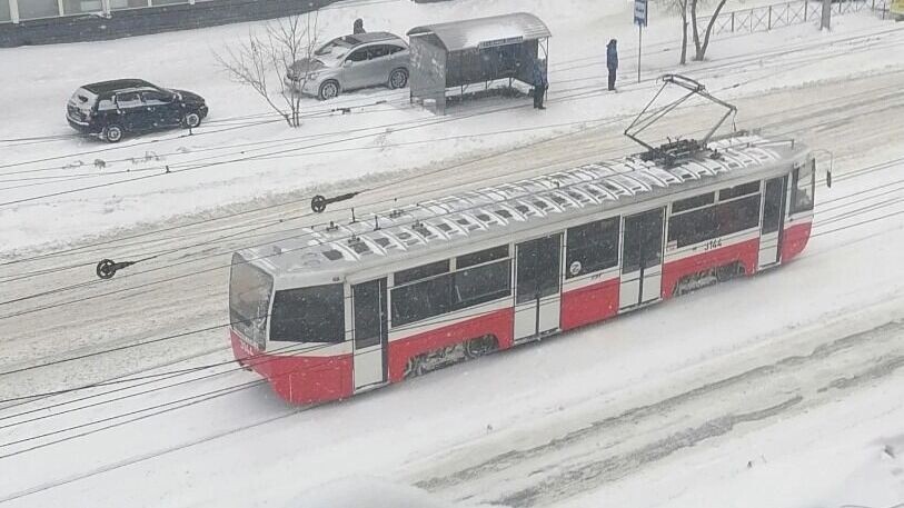    На проспекте Дзержинского ходит единственный маршрут трамвая   Денис Прохоров