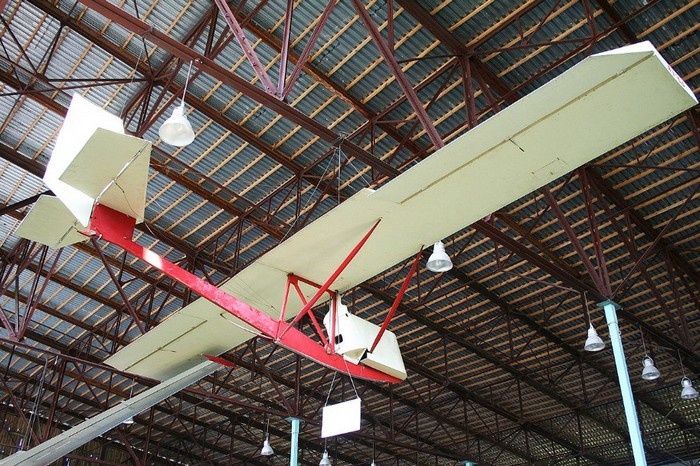 Пример первого серийного планера Антонова, А-1, в Центральном музее ВВС под Москвой