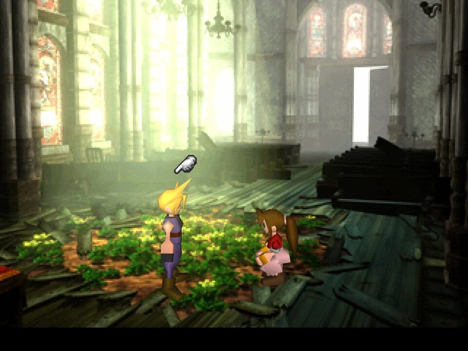 Final Fantasy VII: пример использования CD‑дисков для кинематографичных сцен