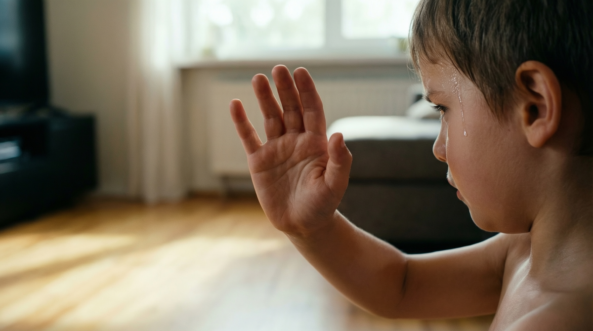 Не удар. Не агрессия. Рука в воздухе — это крик «я сдерживаюсь». И это уже победа ✋