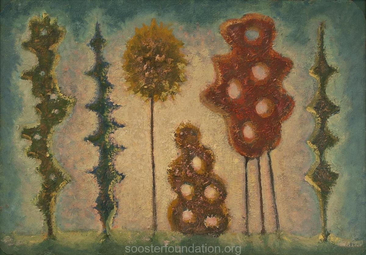 Юло Соостер. Можжевельники. 1963