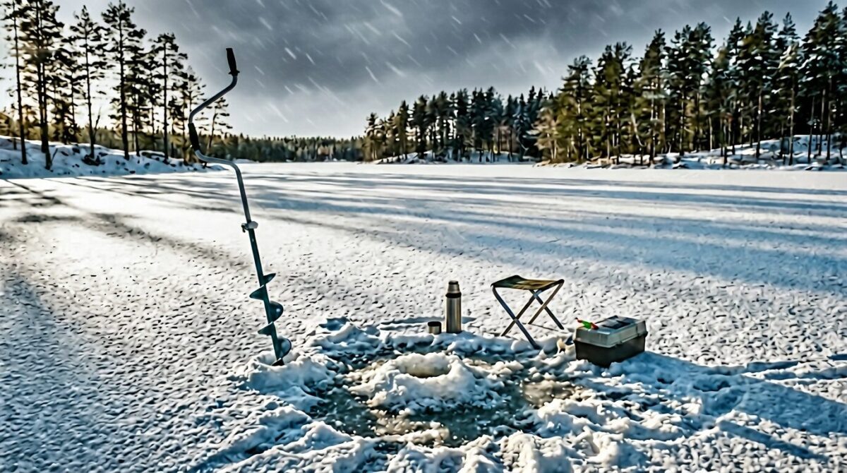    Рыбалка лед Сахалин Наталья Краснова