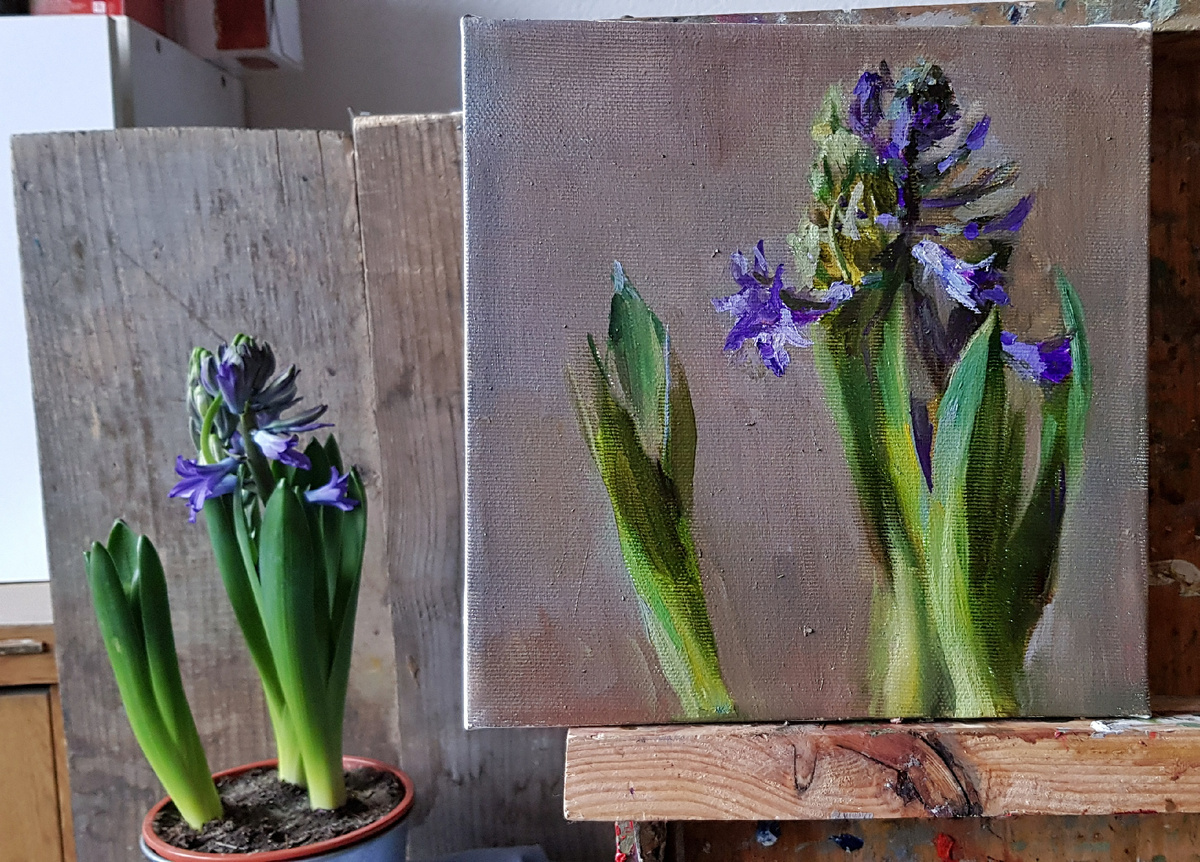 Родионова С. А. Гиацинты 20х20