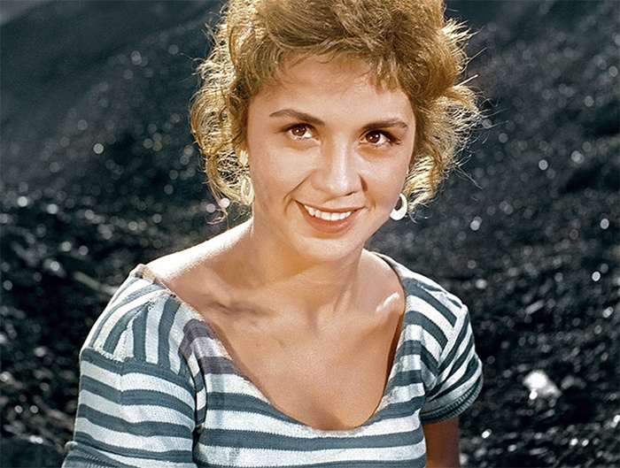 Лионелла Пырьева в фильме «Вольный ветер». 1961 г.