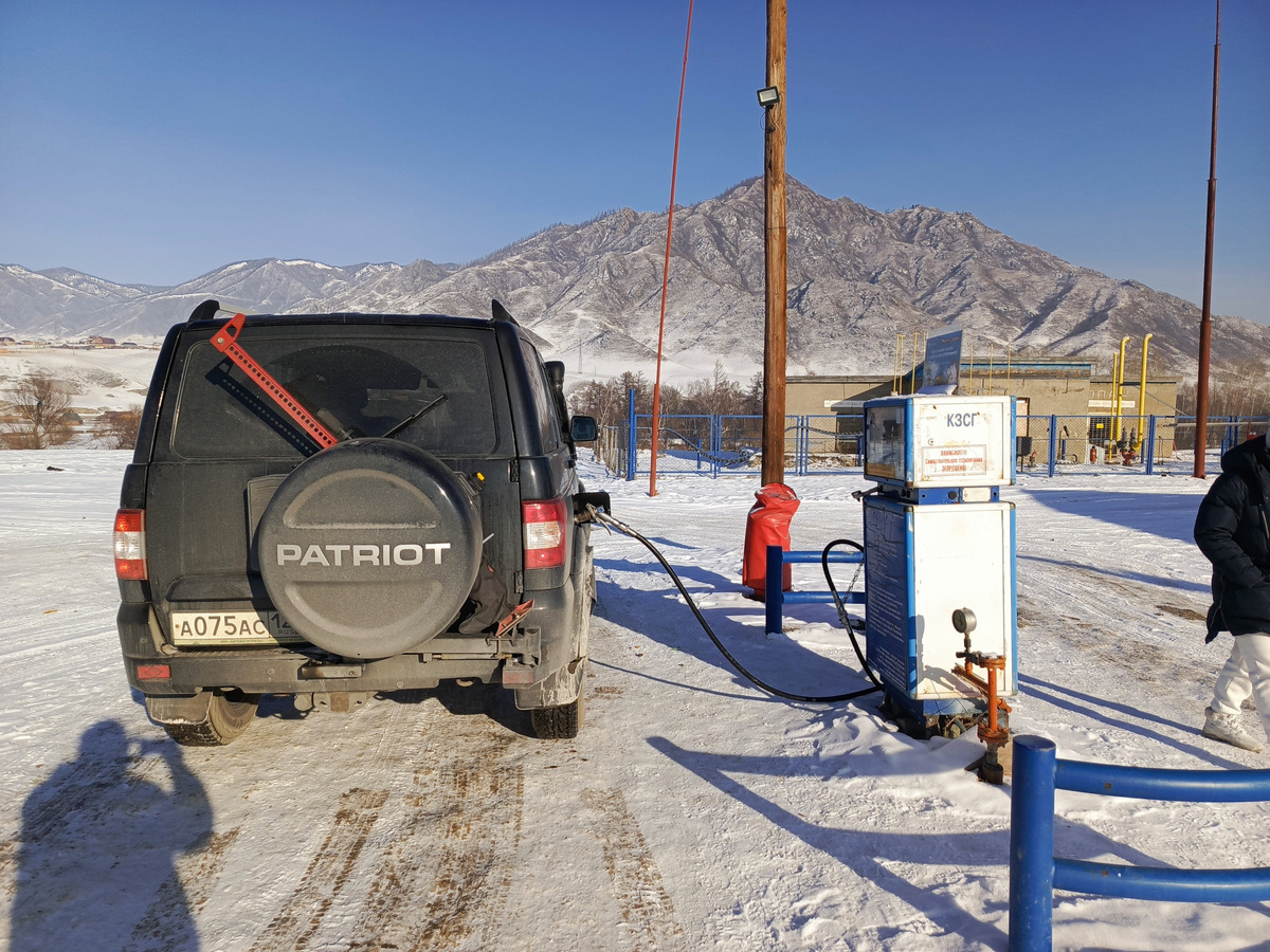 заправляемся газом