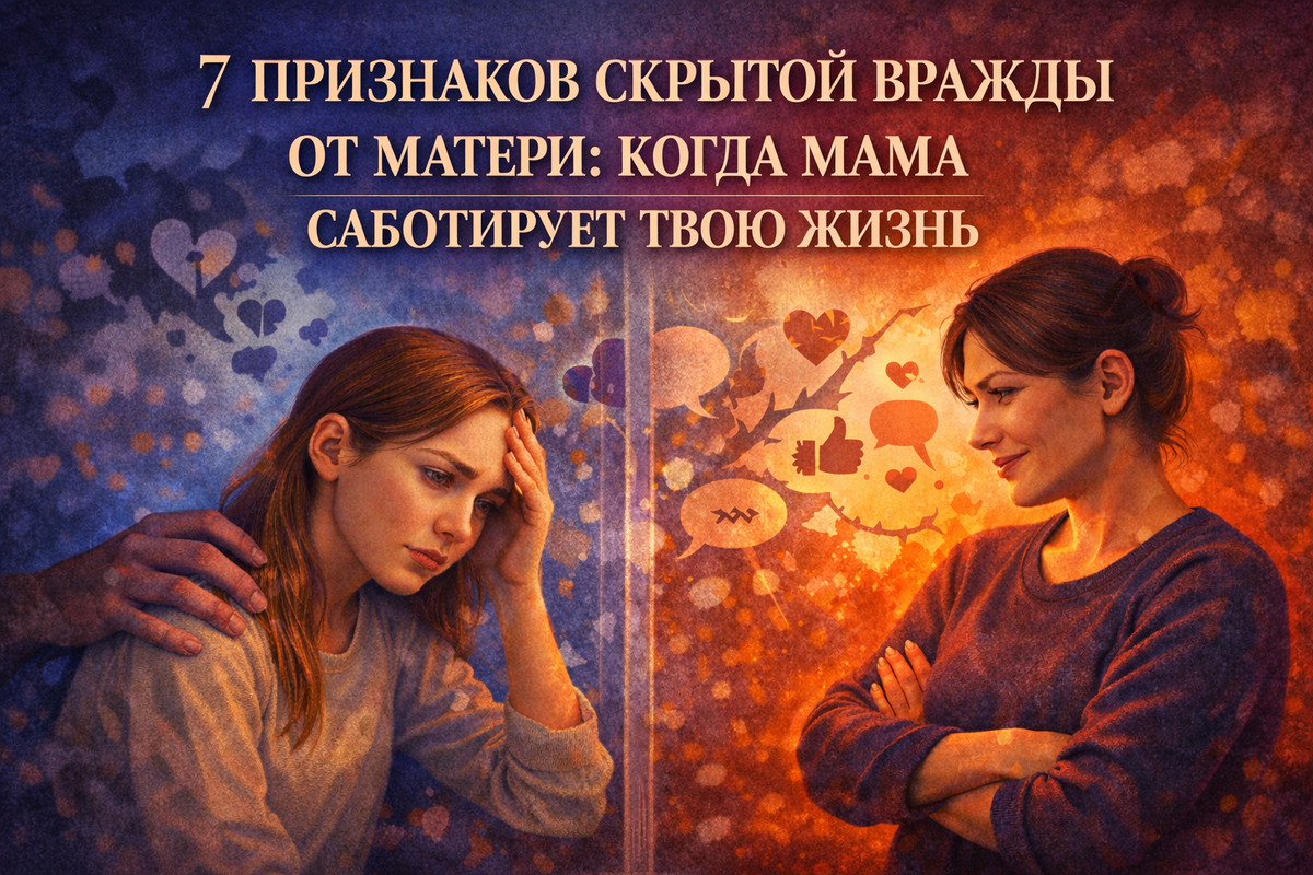 Мама саботирует твою жизнь, а ты думаешь, что она просто заботится