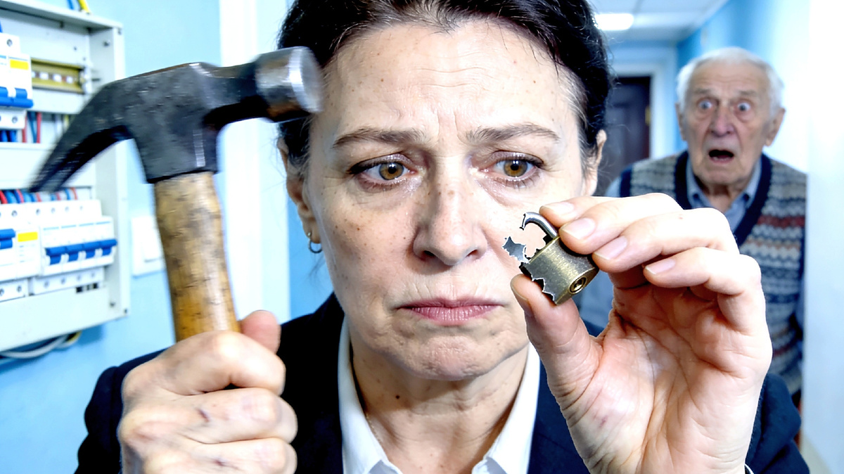 Я разбила электрощиток молотком, когда увидела замок от отца