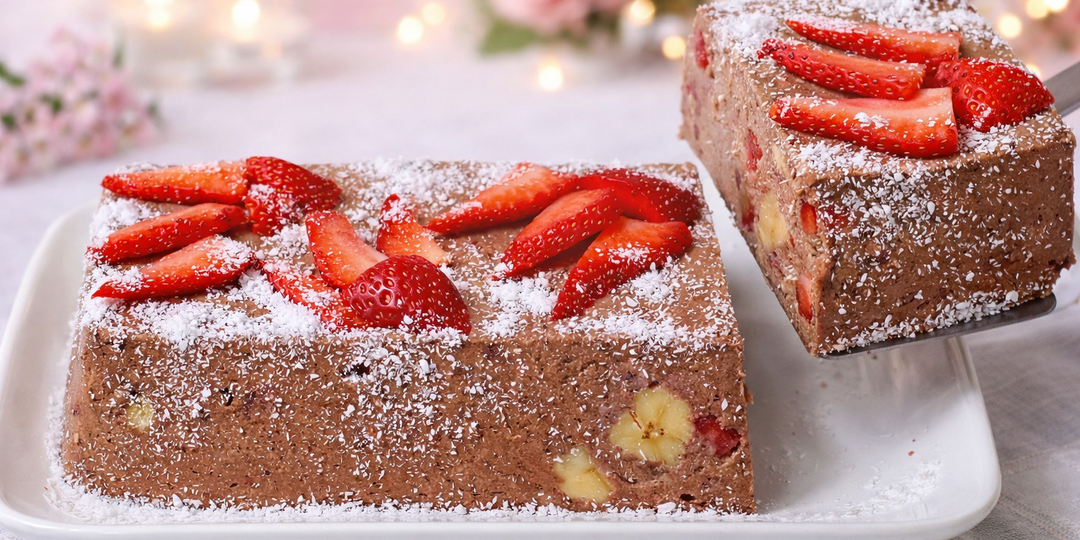 Нежный творожный десерт без выпечки с какао, бананами и финиками без сахара. Вкусно и полезно