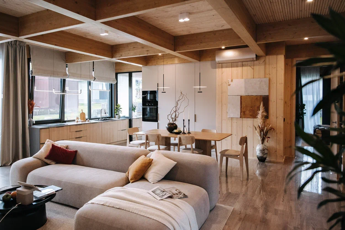 Это не просто кухня-гостиная — это пространство, где семья будет собираться вместе и общаться (источник: ЛСЗЖ)