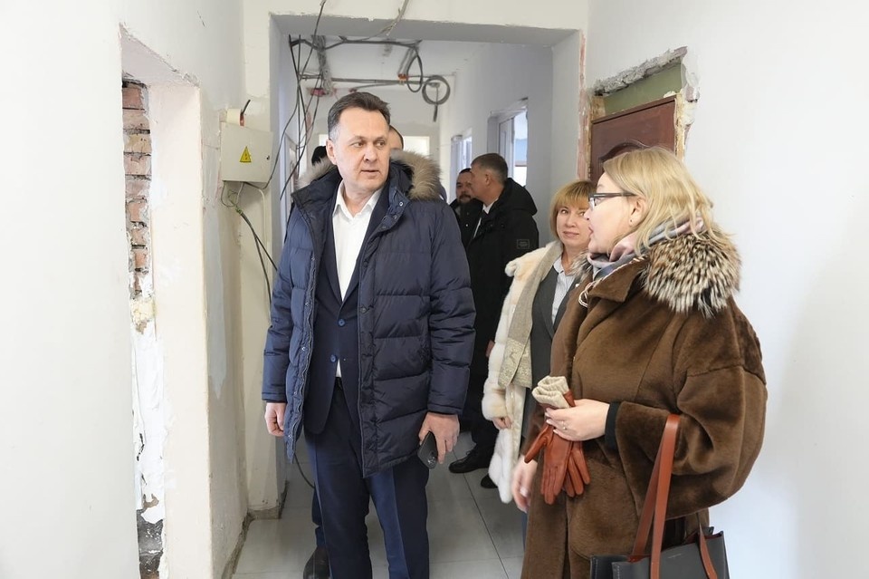    Глава Красноярска проверил ход работ на объектах. Фото: пресс-служба администрации Красноярска