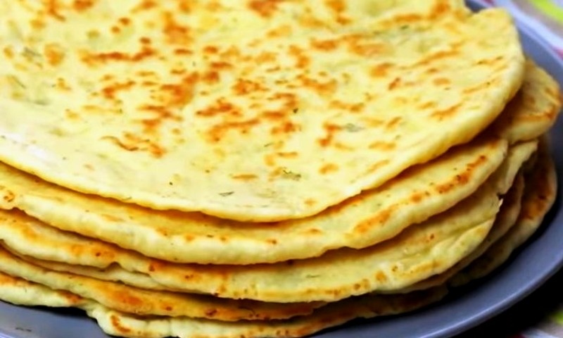 Заварные лепёшки на сковороде