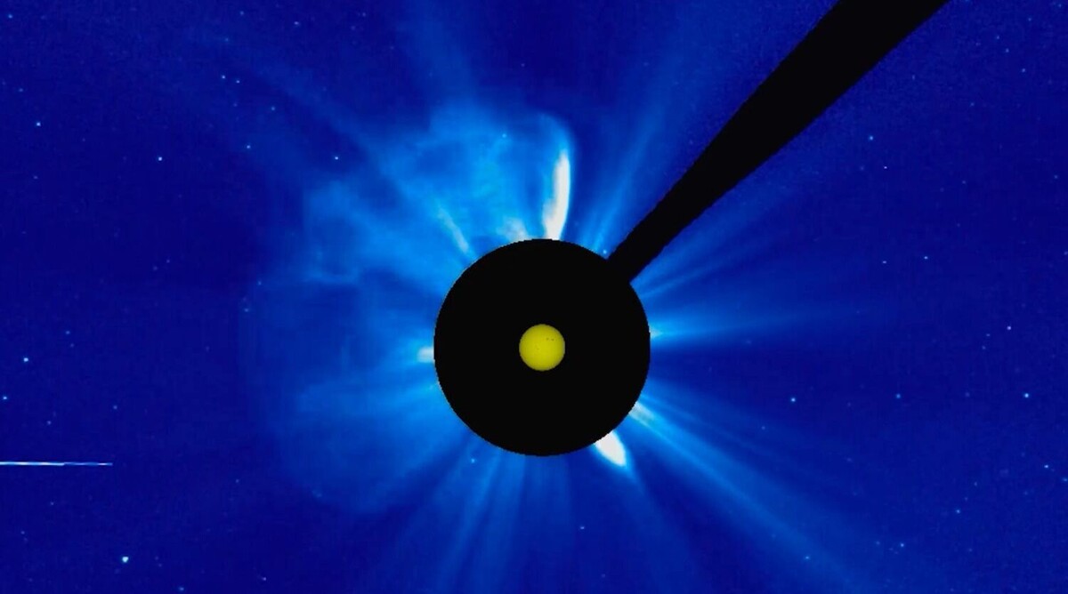    Очередной очень сильный взрыв на обратной стороне Солнца   Лаборатория солнечной астрономии