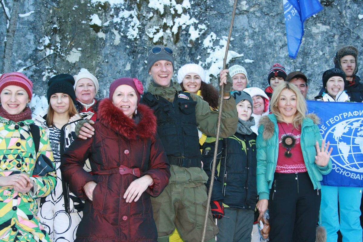 Самый первый выезд с  уфимской группой "Поехали!" в Аскинскую ледяную пещеру в 2016 году
