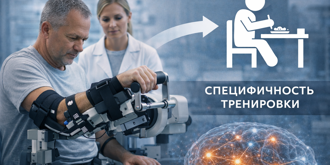 Принцип специфичности тренировки в нейрореабилитации после инсульта