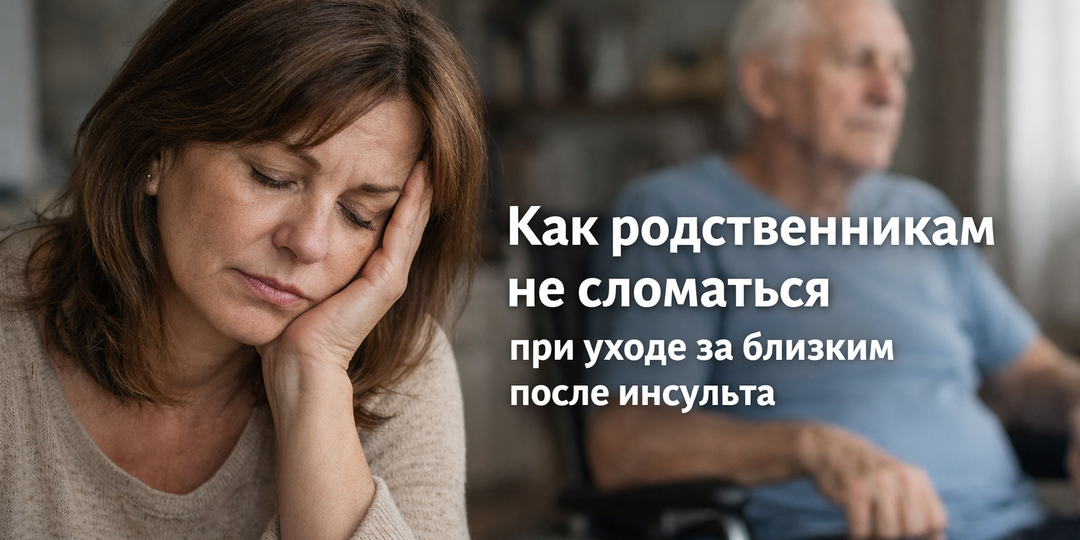 Как родственникам не сломаться психологически при уходе за близким, пережившим инсульт