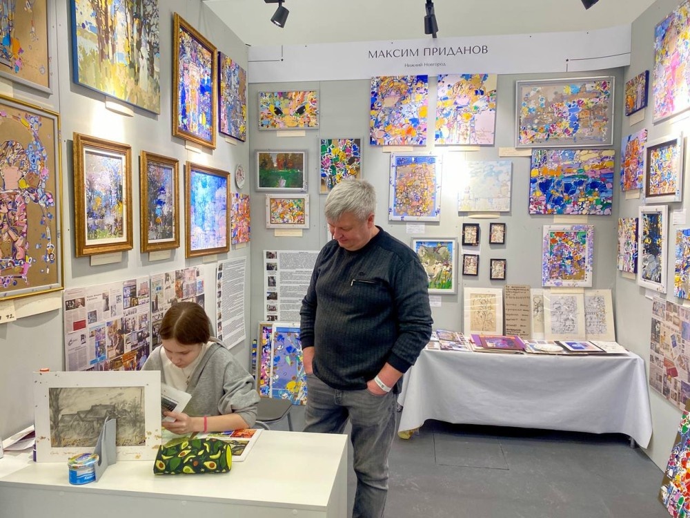    Победители конкурса «Нижний в красках» прошли мастер-класс на выставке «АРТ МИР»