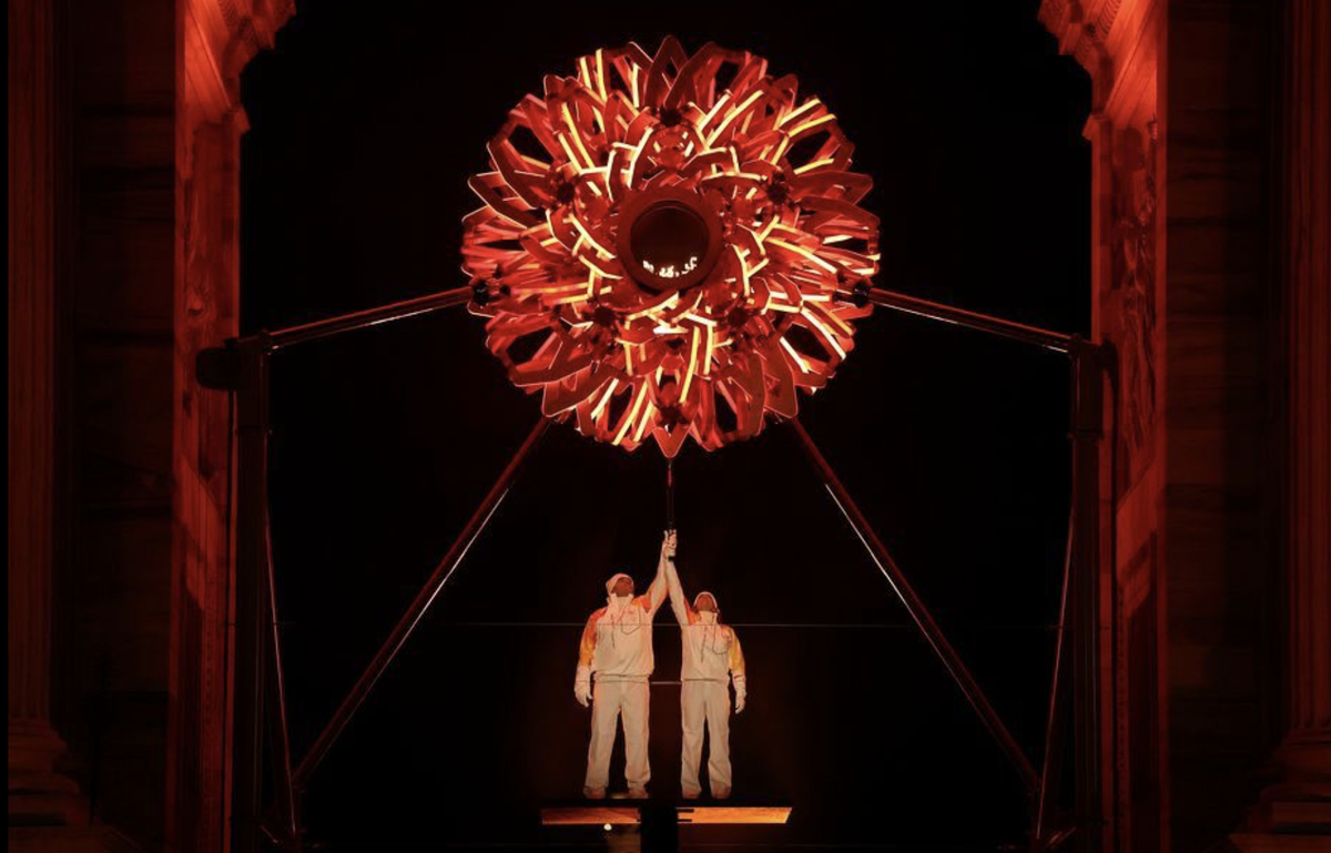 Церемония зажжения олимпийского огня. Фото: AFP