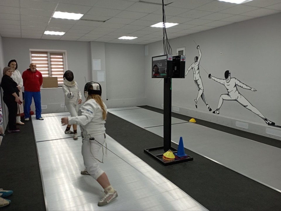    Обновлено помещение для занятий фехтованием. Фото - тг-канал Яны Пащенко