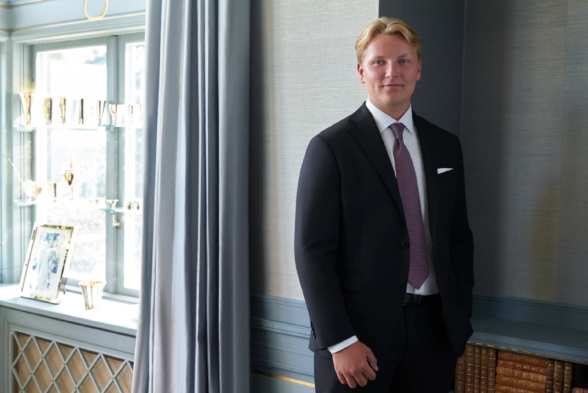 Принц Норвегии Сверре Магнус, сын кронпринца Хокона, внук короля