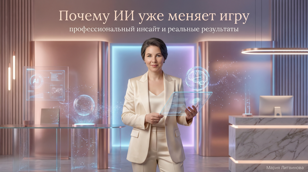    ИИ как напарник в бизнесе — практическая польза без мифов | Автор: Мария Литвинова Мария Литвинова
