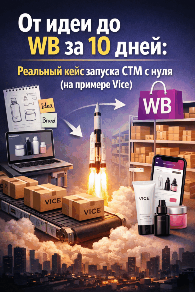    От идеи до топа WB за 10 дней: реальный кейс запуска СТМ с нуля, секреты контрактного производства и способы сэкономить на старте SYNERBRAUN