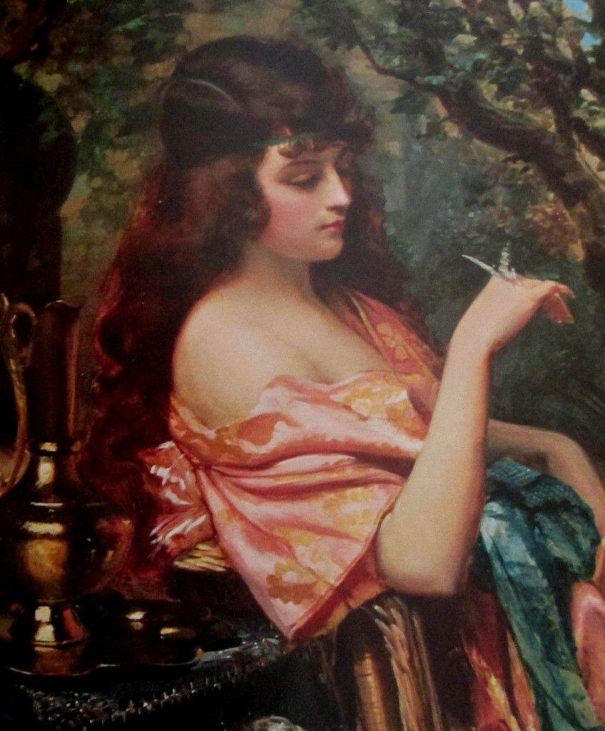 Гарольд Пиффард «Девушка с бабочками»