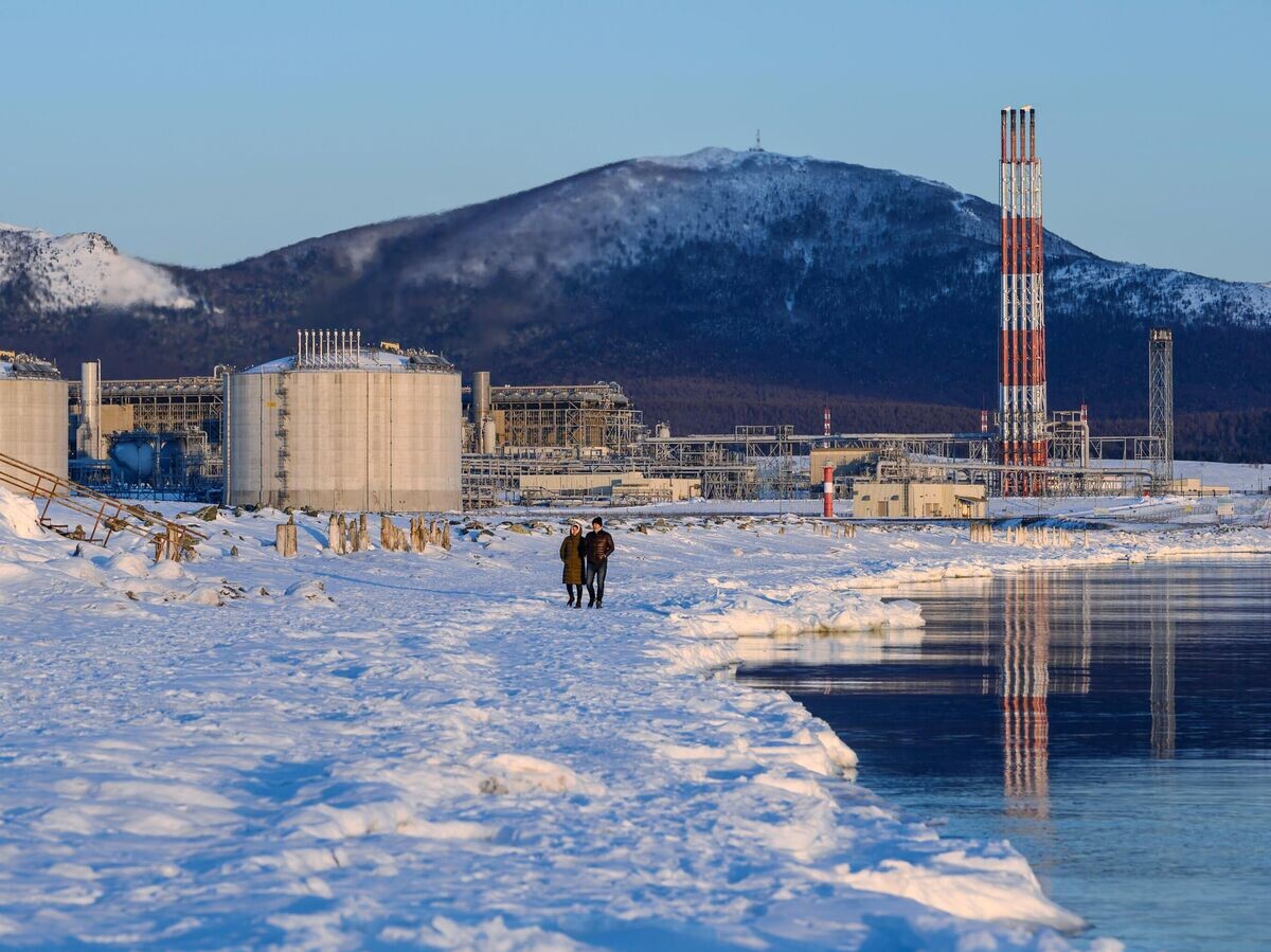    Завод по производству СПГ на Сахалине | © РИА Новости / Сергей Красноухов