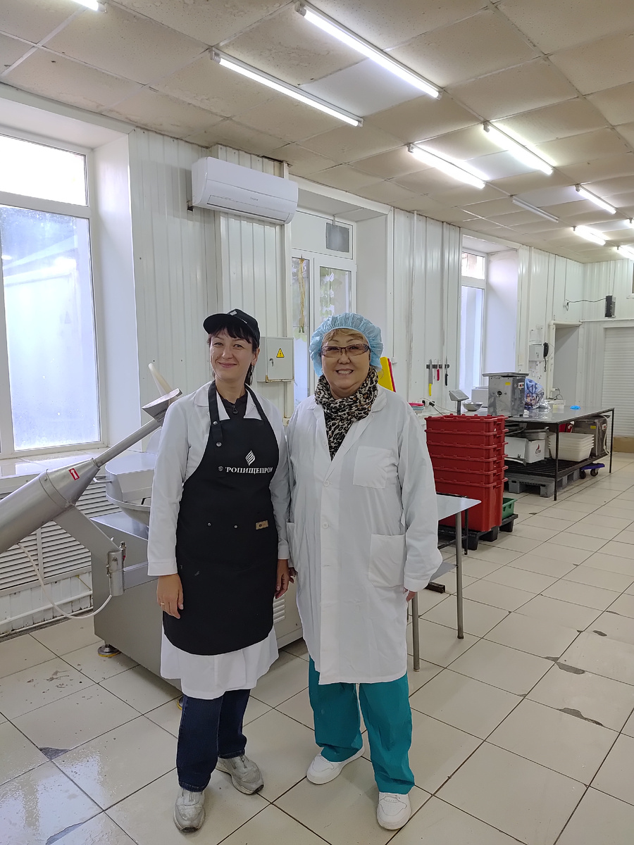 Технологическая выработка с  коллегой из г. Москвы