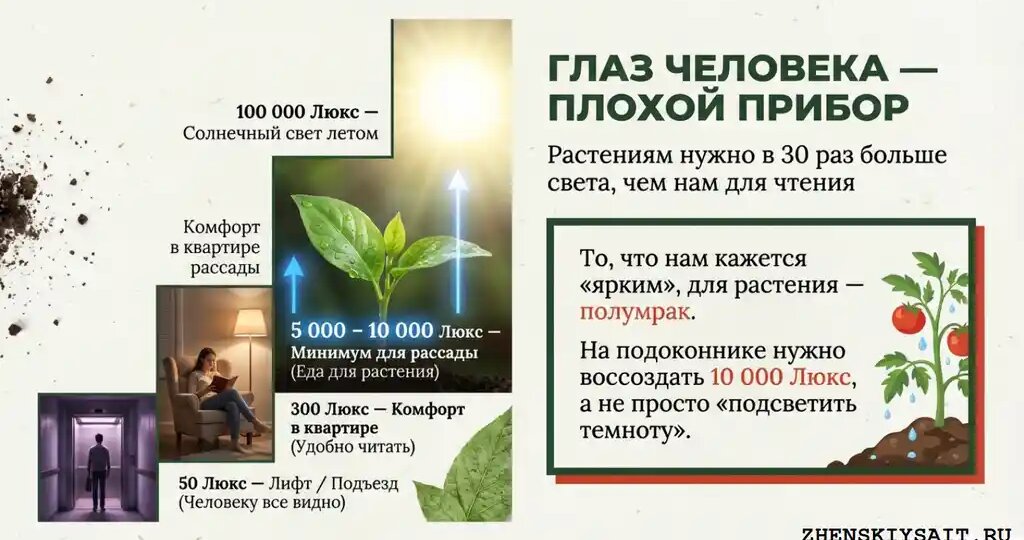 Как выбрать фитолампу для рассады.