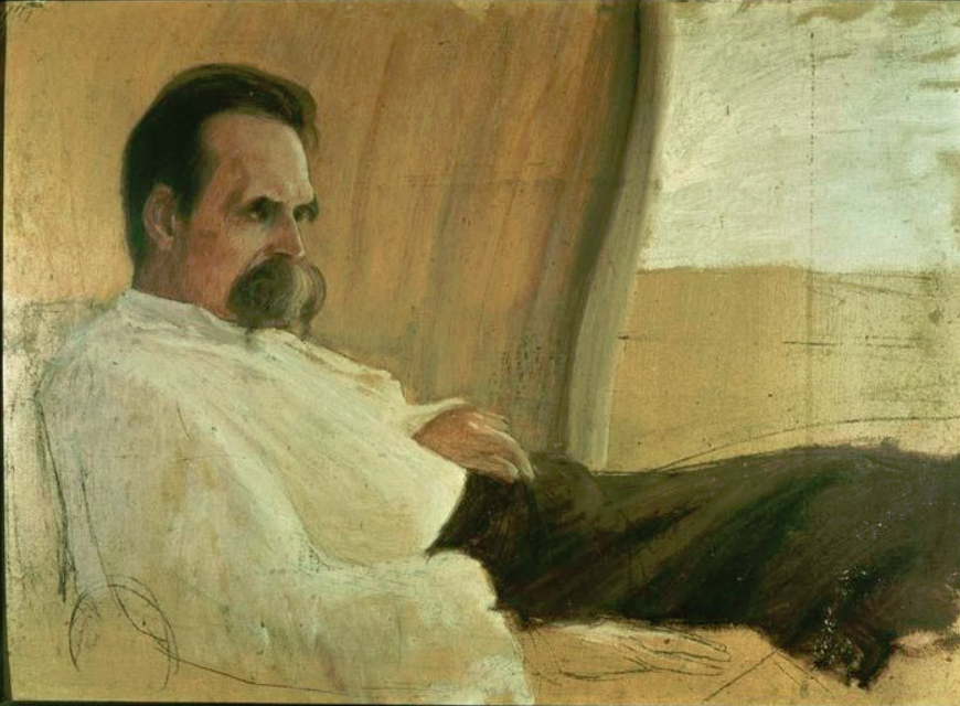 Hans Johann Wilhelm Olde. "Фриждрих Ницше", 1889.