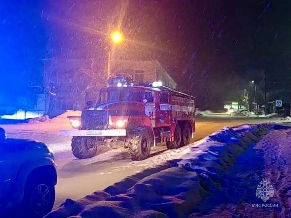    Пожар в частном доме в Камне-на-Оби. Источник: ГУ МЧС России по Алтайскому краю