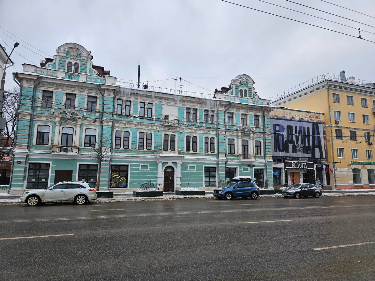 Бывшее Тульское отделение Московского учетного банка, построенное в 1897 году. 