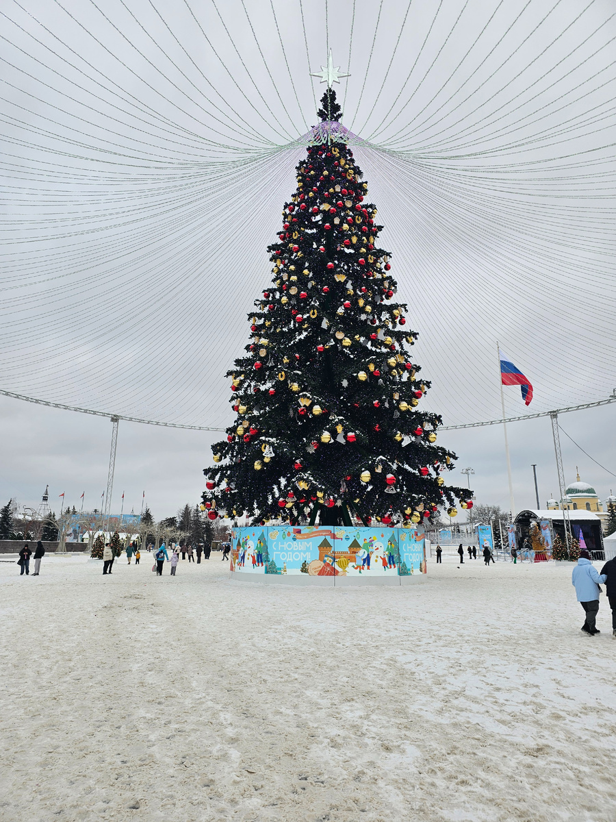 Новогодняя елка на главной площади Тулы