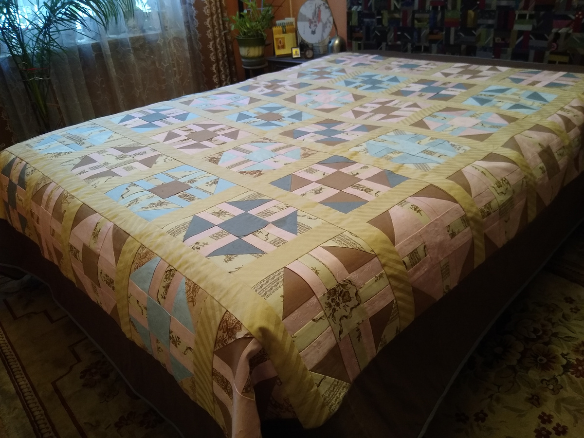 Готовое покрывало.