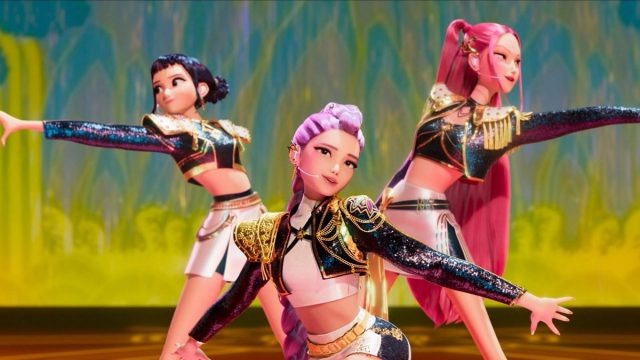    Кадр из мультфильма: «Кей-поп-охотницы на демонов» (KPop Demon Hunters)