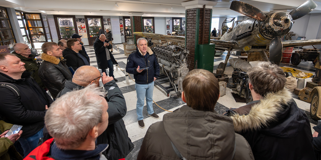 Лекция по самолету Messerschmitt Bf 109 прошла в музее техники Вадима Задорожного.