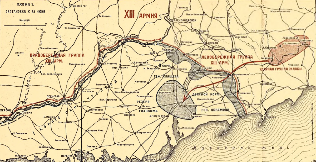 План наступления конной группы Жлобы. Н. Ефимов «Действия 2-ой Конной армии в 1920 году