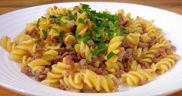 Макароны по-флотски.