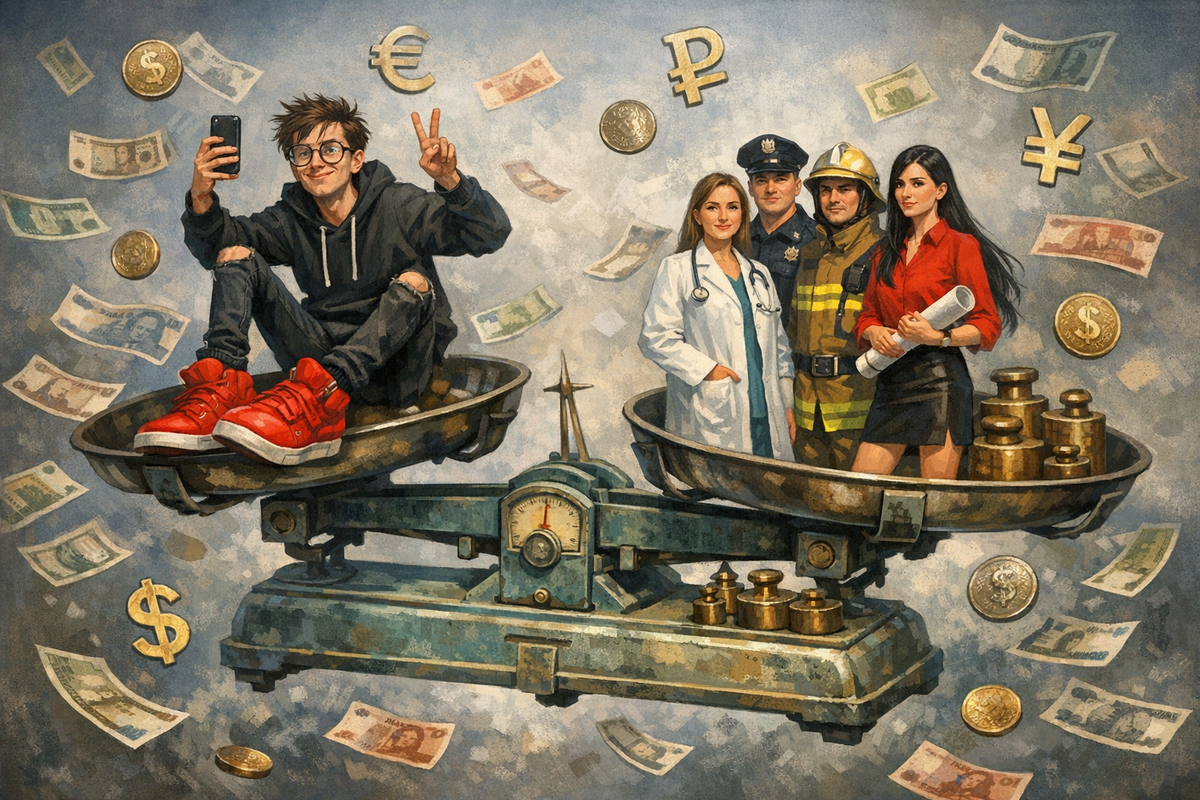 Почему блогеры зарабатываю больше чем врачи и пожарные?