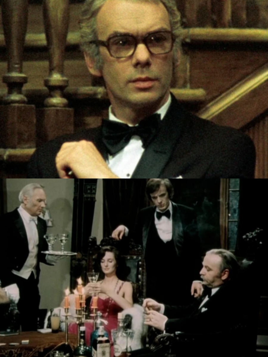 Коллаж автора, скрины кадров из к/ф Чисто английское убийство"