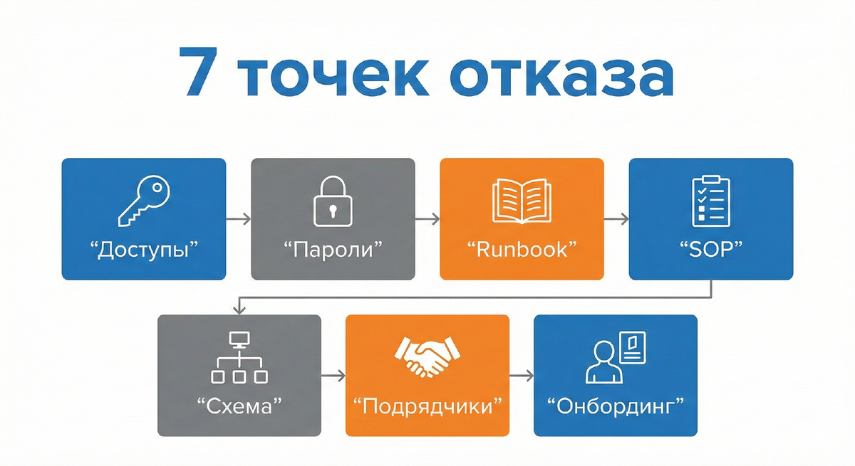 Что ломается в первые 24 часа без главного админа