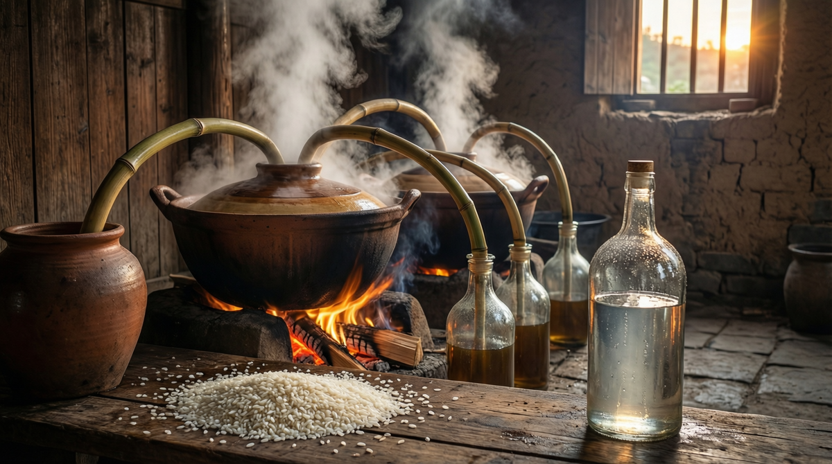 Самогон из риса