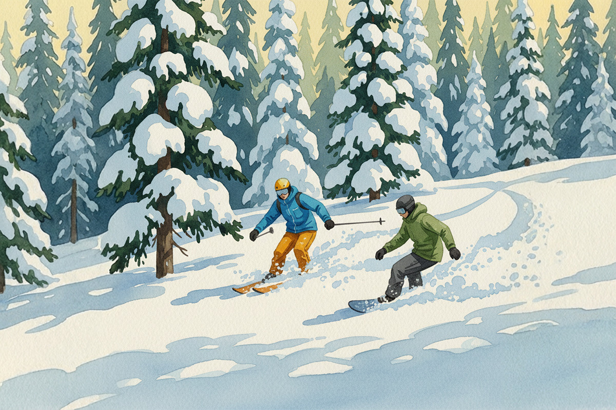 50 оттенков снега