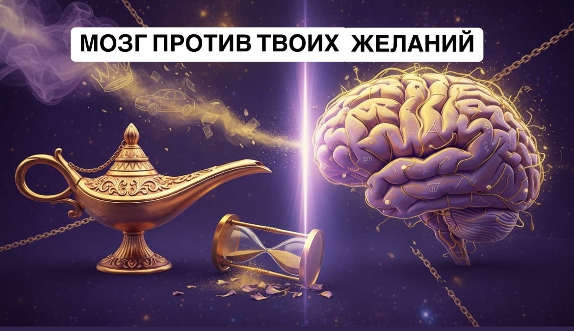 Как мозг защищает вас от исполнения ваших желаний. Психолог Анастасия Кочеткова