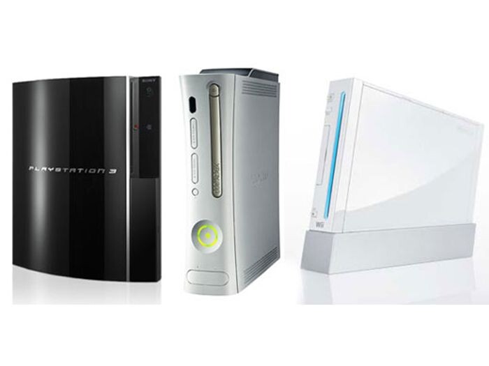 Три лидера седьмого поколения: PlayStation 3, Xbox 360 и Wii