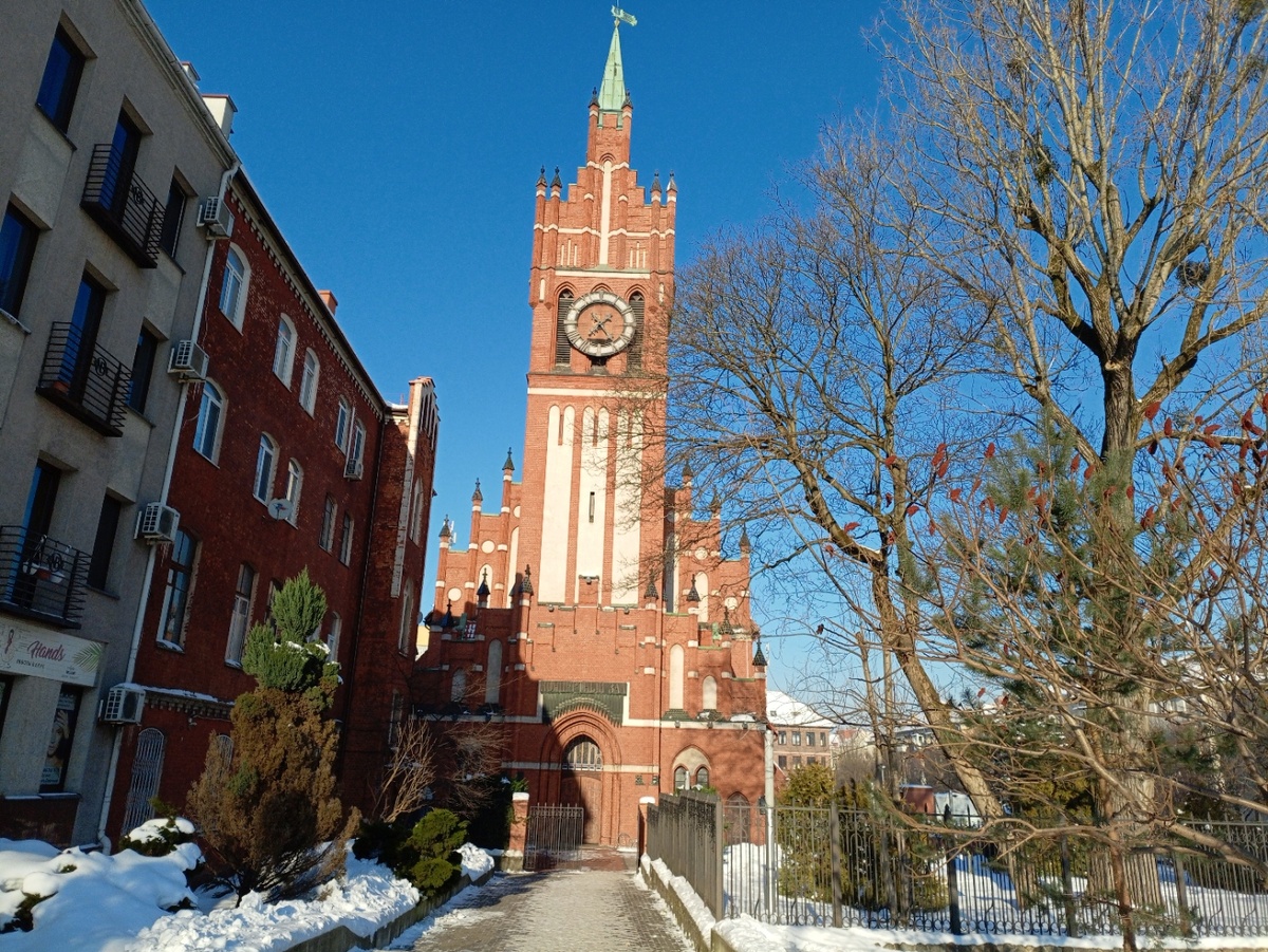 Кирха Святого семейства в Калининграде.