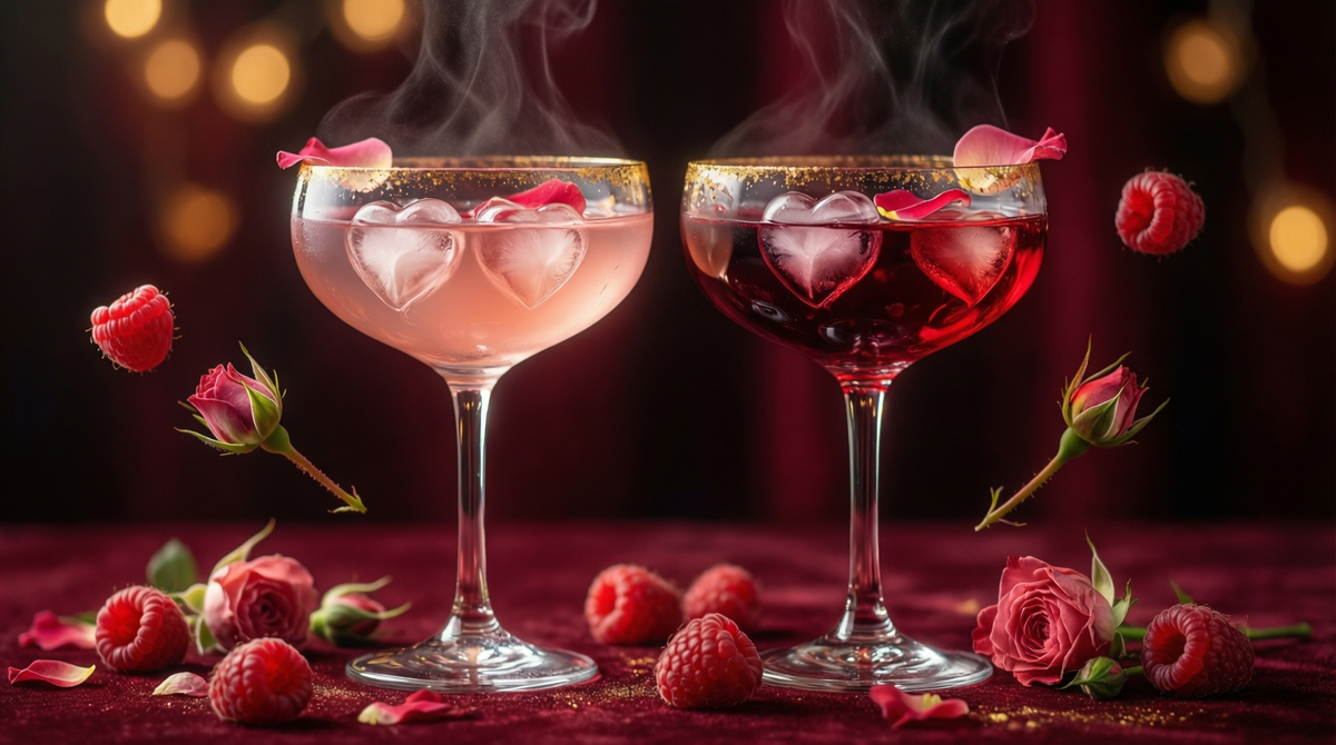 Коктейли ко Дню святого Валентина