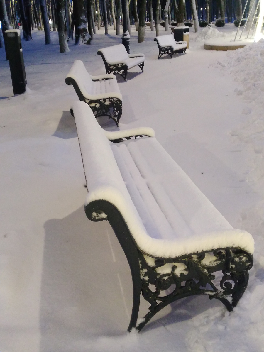 Зимний парк.