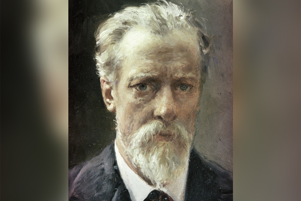    Репродукция автопортрета художника Владимира Маковского выполненного в 1905 году. / РИА Новости